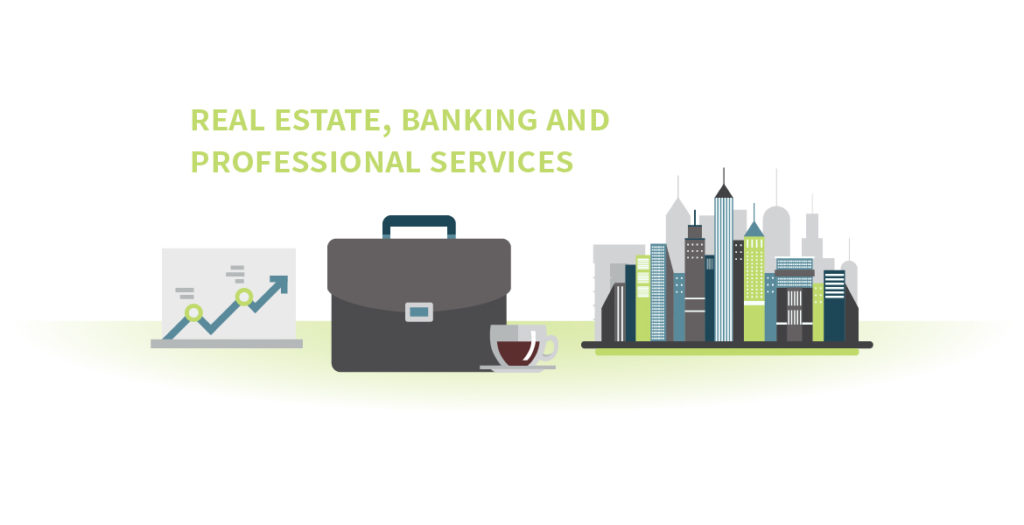 Real Estate, Banking and Professional Services image