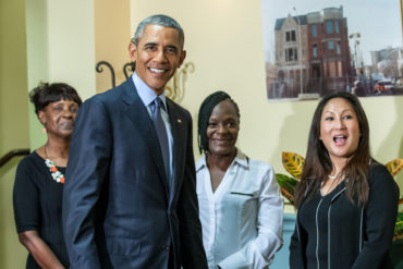 President Obama Visits Integrity House