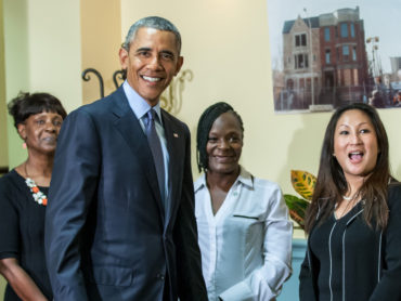 President Obama Visits Integrity House