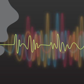 Speech creating sound waves