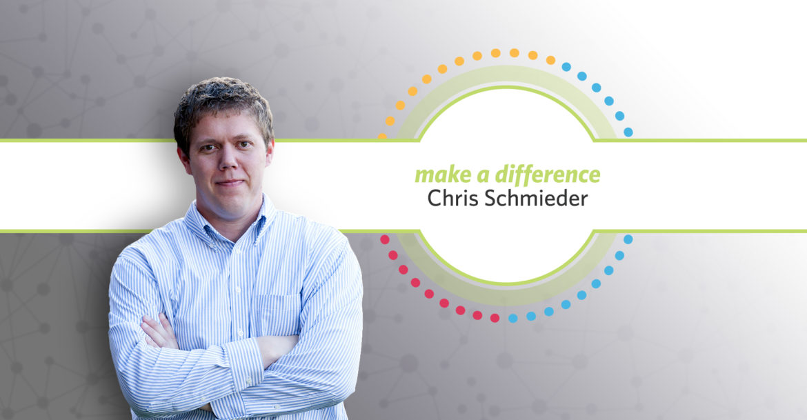 Chris Schmieder Receives Make a Difference Award