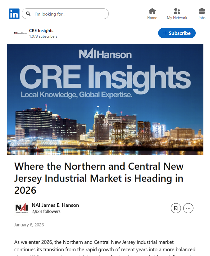 NAI Hanson 4Q 2025 Newsletter Screenshot NAI Hanson 4Q 2025 Newsletter