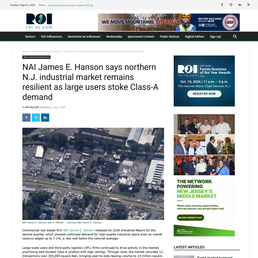 ROI NJ 2026 Placement